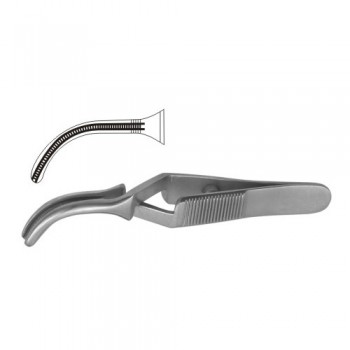 DeBakey Atrauma Bulldog Clamp Curved Stainless Steel, 7.5 cm - 3"